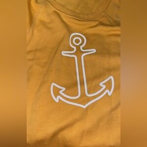 Gold Anchor Graphic Sweatshirt